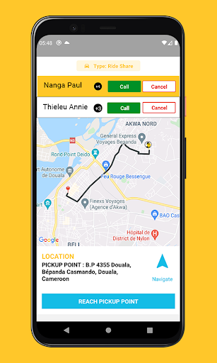 MonTaxi Driver Screen 3
