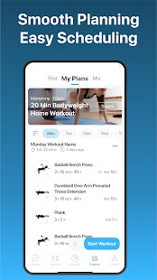 JEFIT Gym Workout Plan Tracker Screenshot
