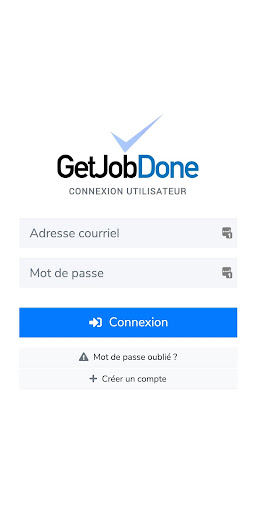 Android application Get Job Done screenshort