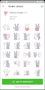 Stickers de Conejo