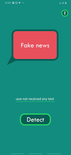 Fake News Detector Screen 3