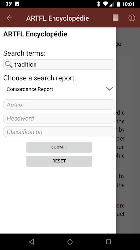 ARTFL Encyclopédie Reader Screen 2