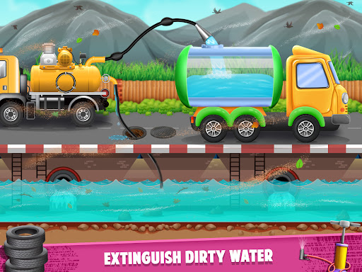 Kids Road Cleaner Truck Game 1.0.30 screenshots 11