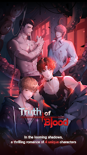 Truth of Blood MOD APK :Thriller Otome (Free Premium Choices) Download 1