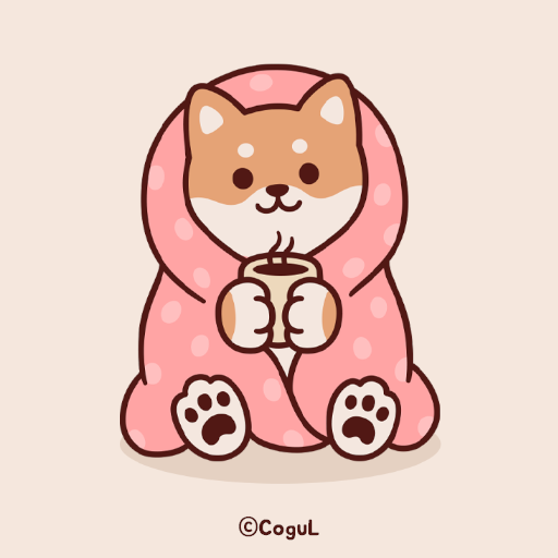 카카오톡 테마 - 담요와 댕댕이 logo