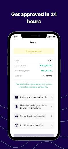 Monthly NG - Quick Rent Loans Screen 3