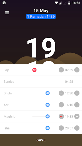 1Muslim - Prayer times, Azan, Qibla  Screenshots 6