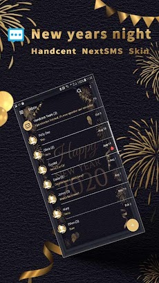 New years night Next SMS skinのおすすめ画像1