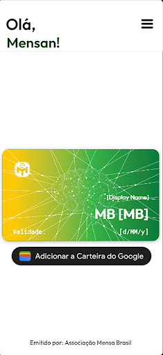 Mensa Brasil Screen 2