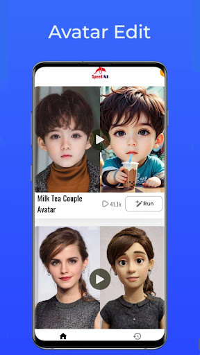 Android application AI Art Photo Editor-SpeedAI screenshort