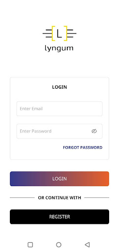 Android application Lyngum Seller screenshort