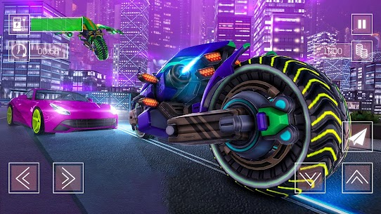 Flying Bike Future City Mayhem Apk Mod for Android [Unlimited Coins/Gems] 5