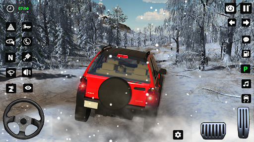 Long Road Trip Car Driving 3D Screen 3