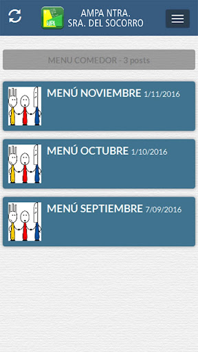 Android application AMPA SOCORRO screenshort