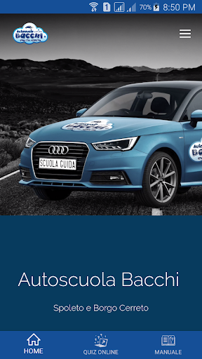 Android application Autoscuola Bacchi Spoleto screenshort