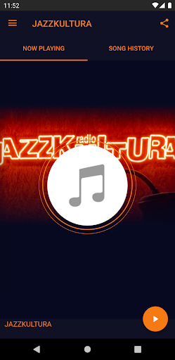 Android application JAZZKULTURA screenshort