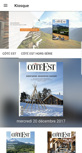 Android application Côté Est - magazine 1.0 screenshort