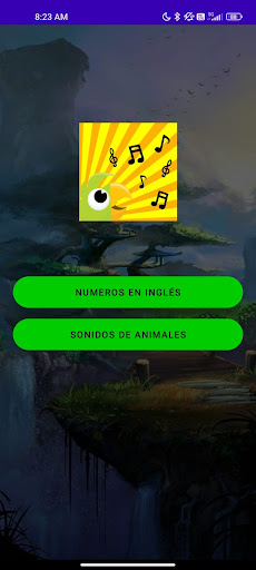 Android application AnimalZoonds screenshort