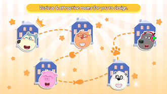 Game screenshot Wolfoo's Sweet Home Decoration apk download
