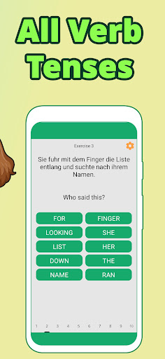 English verbs in sentences screenshot 2