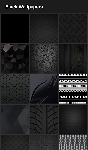 Android application Black Wallpapers screenshort