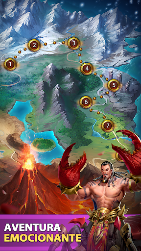 MythWars & Puzzles: RPG Match3 Captura de Tela do Jogo Android 6