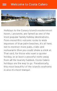 Captura 1 Costa Calero Travel Guide with android