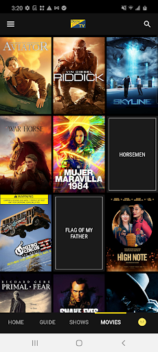 Android application DotteTV screenshort