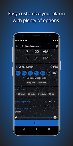 Android application Dr. Alarm - Smart alarm clock screenshort