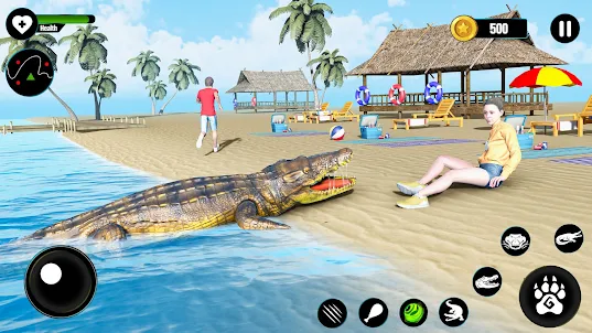 Crocodile Attack Animal games