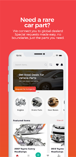 Android application Maine Auto Parts screenshort