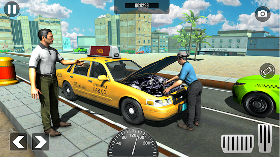 Taxi Cab Car driving school 3d 1.1.9 screenshots 2