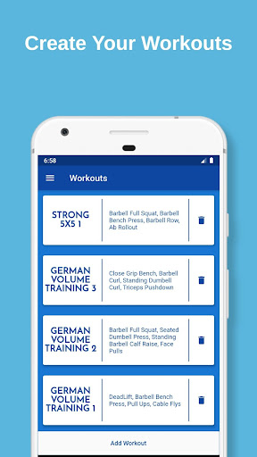 Built Workout Tracker Screen 2