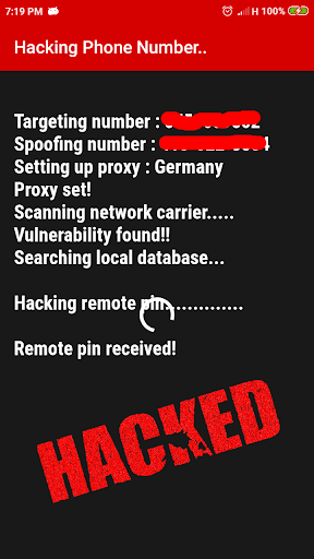 Phone Number Hacker Simulator 1.000050fff screenshots 7