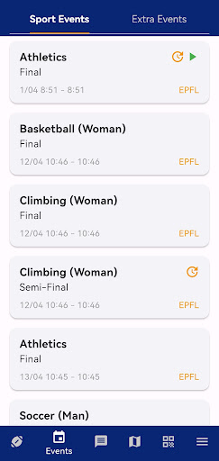 Android application Students' Games screenshort