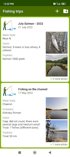 Fishing trips Screen 2