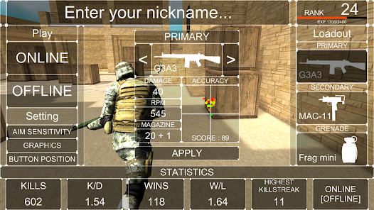 Squad Strike 3 : FPS 2.1 APK + Mod (Unlimited money) for Android