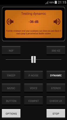Earphones Test+ Screen 3
