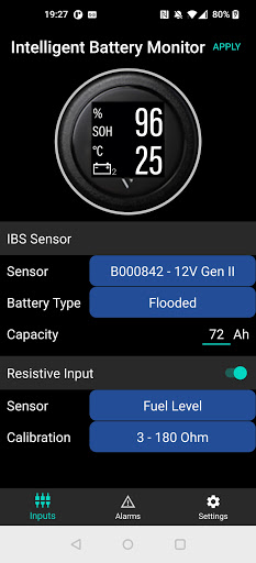 Android application Intelligent Battery Monitor screenshort