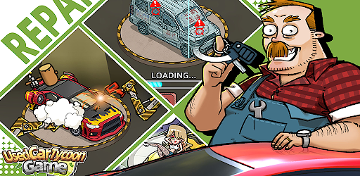 Used Car Tycoon Game imagen de portada del tráiler de video oficial de Android