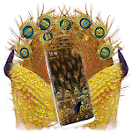 Cover Image of Download Golden Peacock Feather Launche  APK