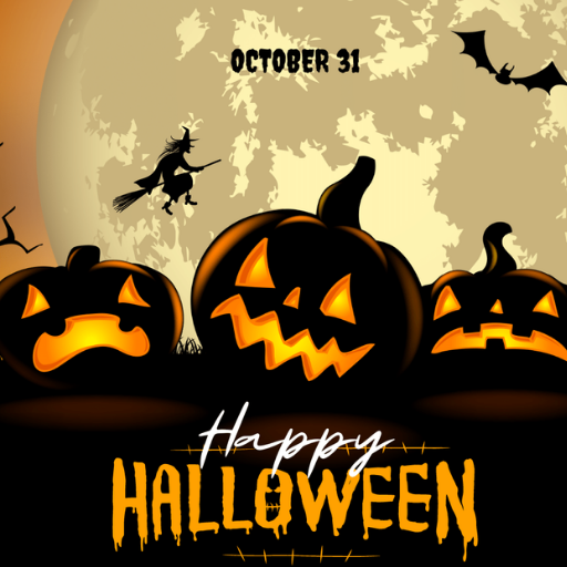 Cute halloween wallpapers 4k logo