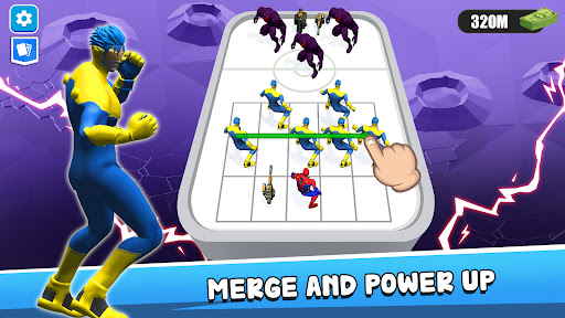 Merge Master: Superhero Fight APK-MOD(Unlimited Money Download) screenshots 1