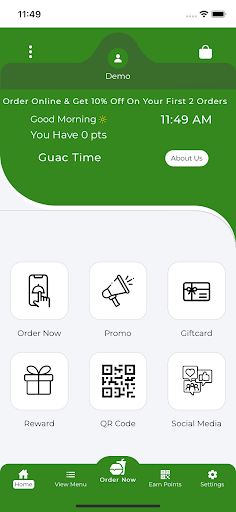 Android application Guac Time screenshort