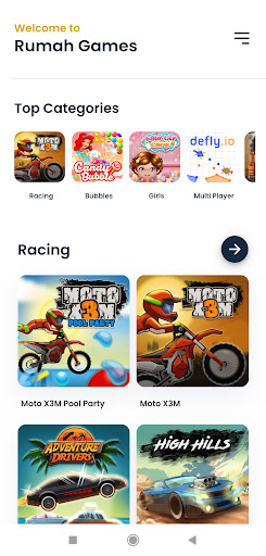 Android application Rumah Games screenshort