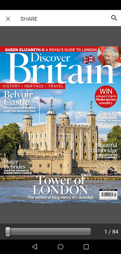 Android application Discover Britain screenshort