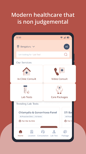 Android application Proactive For Her: Self Care screenshort