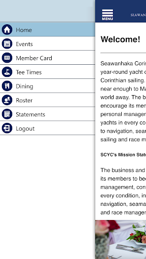 Seawanhaka Corinthian YC Screen 2