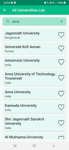 World Universities Screen 3