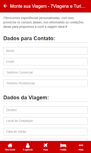 7Viagens e Turismo Screen 3